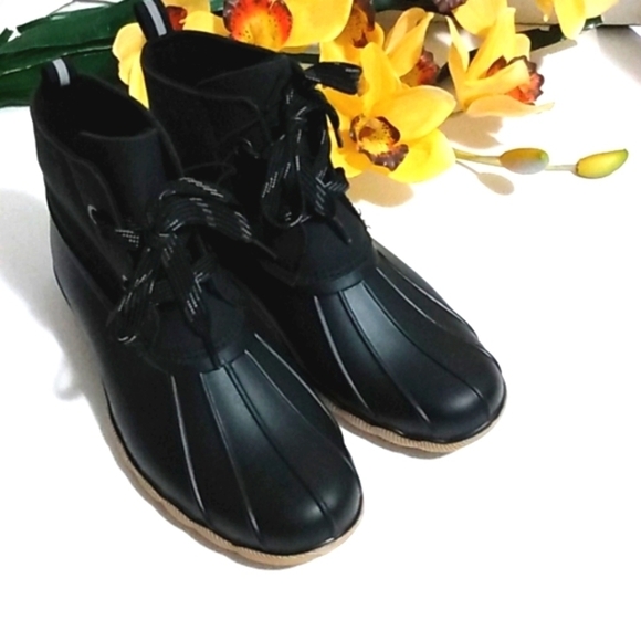 ALPINE WOODS BLACK LORIDER ANKLE BOOTIES SIZE 10 NWOT - Picture 1 of 9
